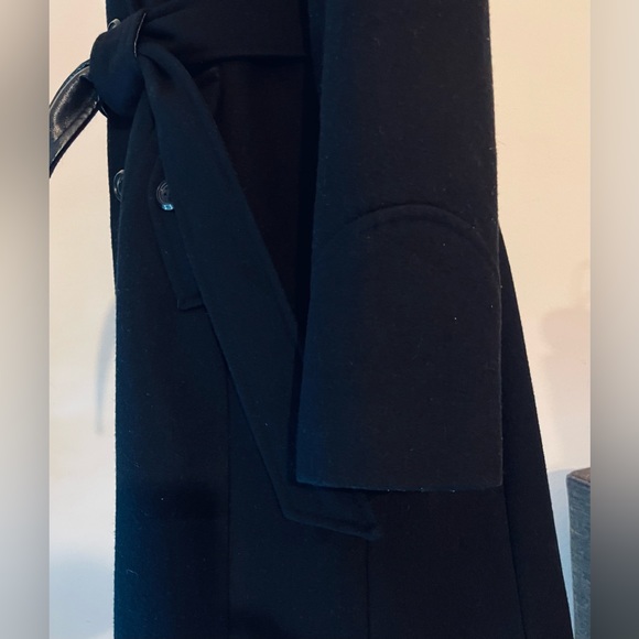 A.N.A A new Approach wool long double breast coat Black size: M - Picture 8 of 15